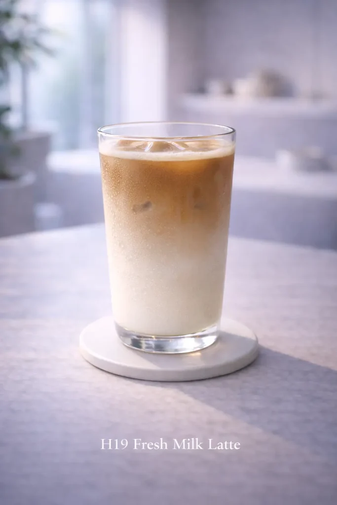 h19home Products - H19 Fresh Milk Latte