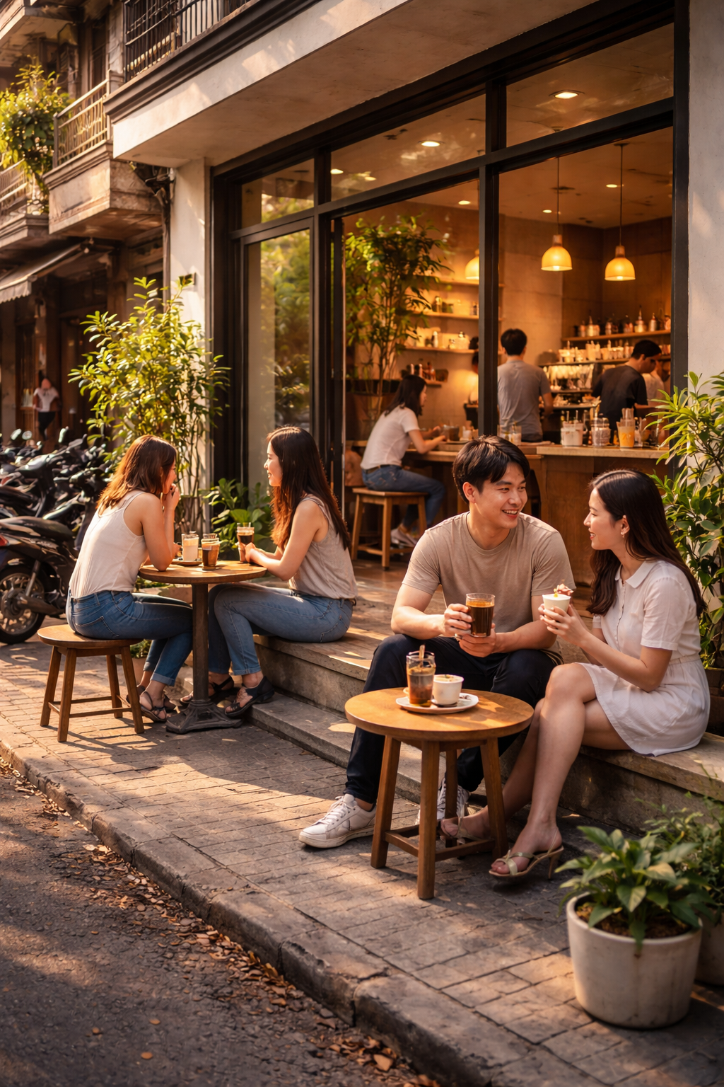 coffee shop tân phú không gian thư giãn