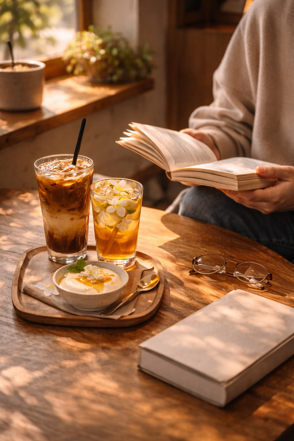 ngồi thư giãn uống coffee tại quán cafe tân phú