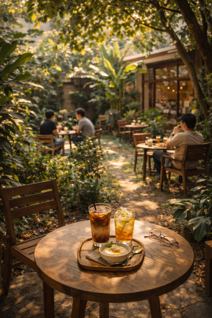 quán cafe sân vườn đẹp tại tân phú